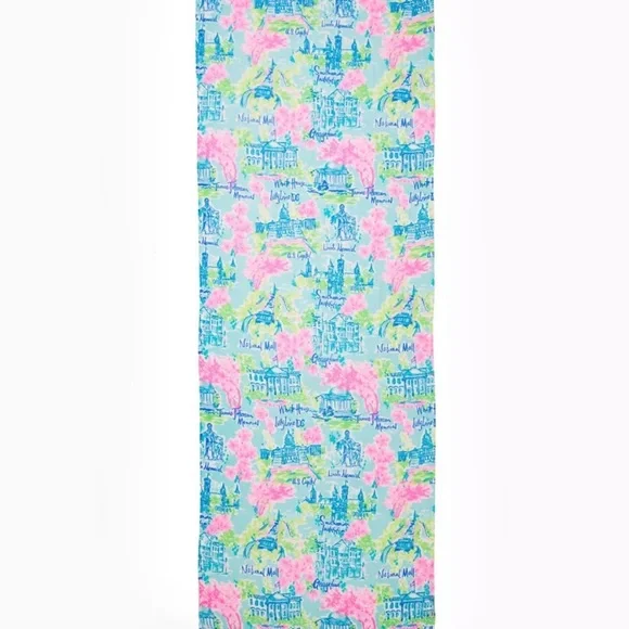 Lilly Pulitzer Lilly loves DC Murfee scarf - Picture 6 of 11